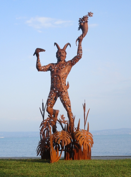 Pan Statue Greek Mythology God iron